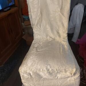 Autumn Scroll Damask Dining Room Chair Cover ONE Special Occasions Christmas NEW